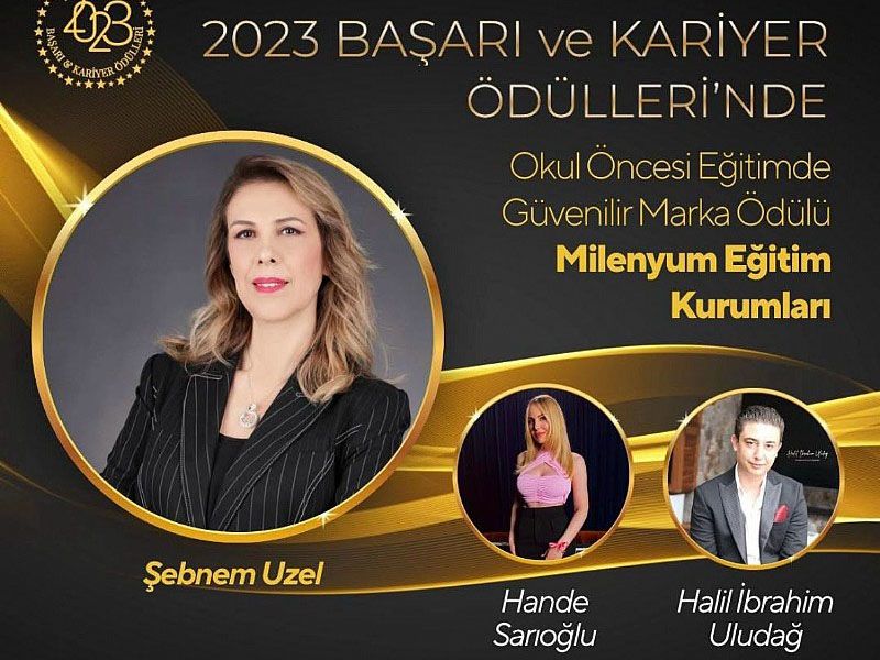 Okul Öcesi Eğitimde Güvenilir Marka Ödülü